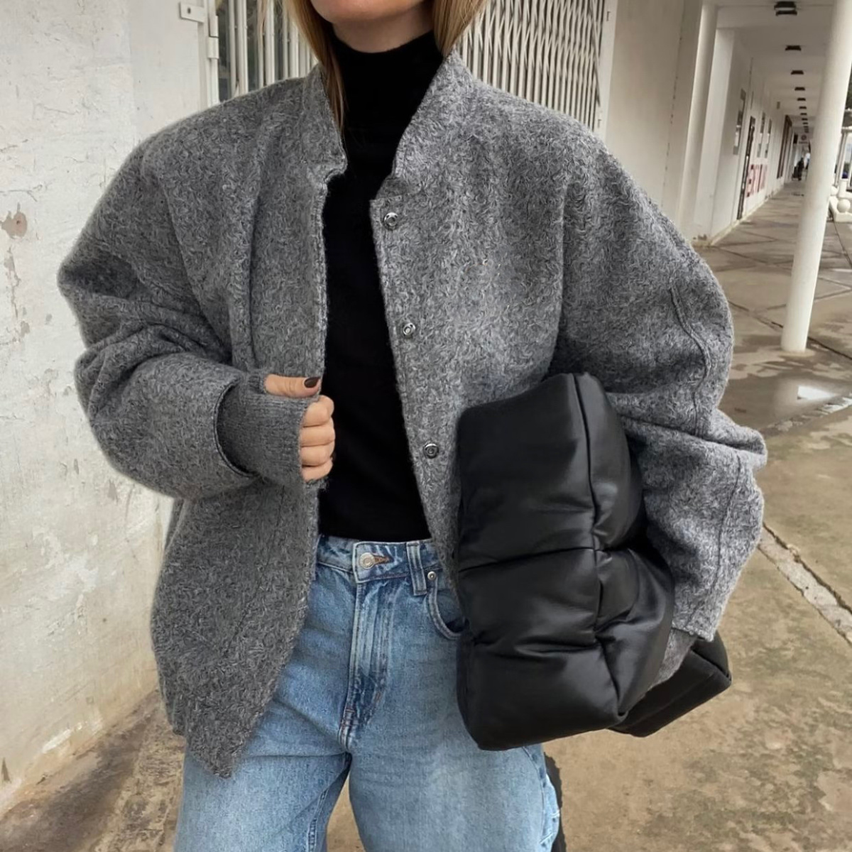 Office Tech Wear - Giubbotti bomber Giacca da donna Tasche