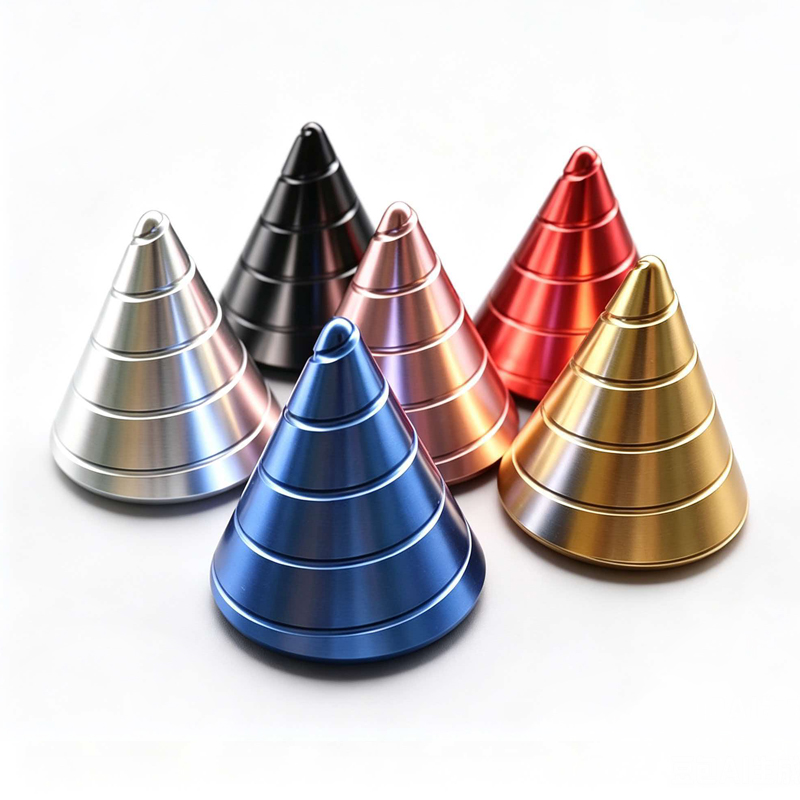 Cool Office Tech Gadgets - Spinner Ottico a Cono Spirale, Grande