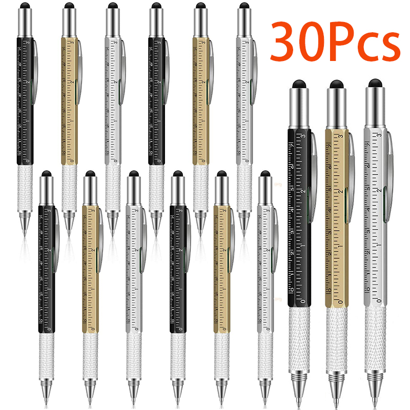 Cool Office Tech Gadgets - 30Pcs Multitool Pen 6 in 1