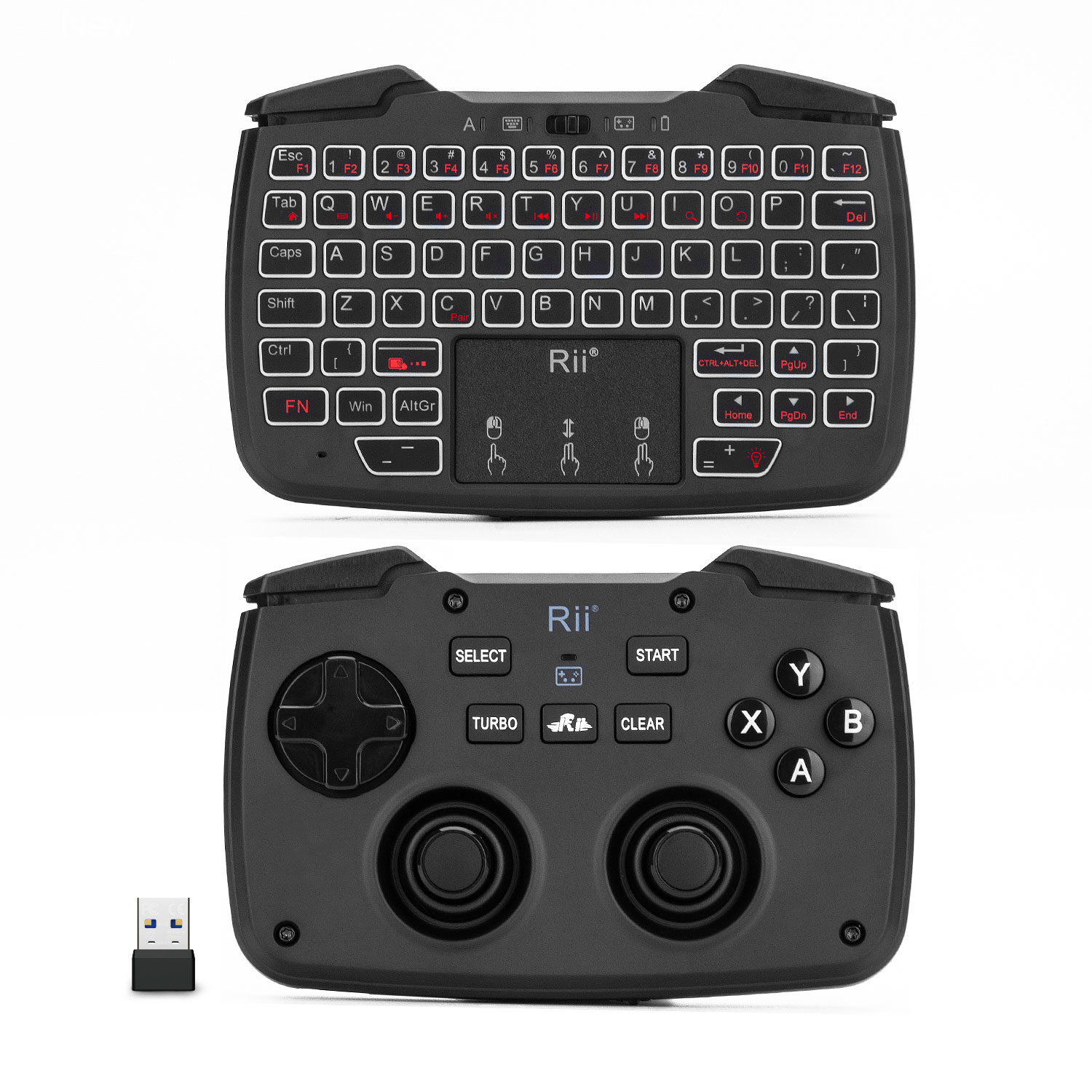Raspberry Pi Keyboard - Rii RK707 Controller di Gioco Wireless