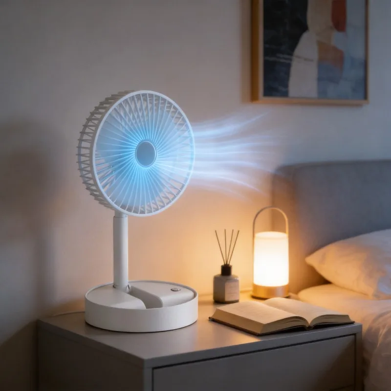 Cool Office Tech Gadgets - Ventilatore USB Mini Pieghevole Estensibile, Silenzioso