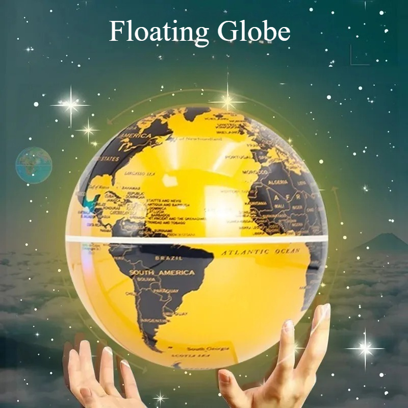 Cool Office Tech Gadgets - Globo Fluttuante Magnetico con Luce LED,
