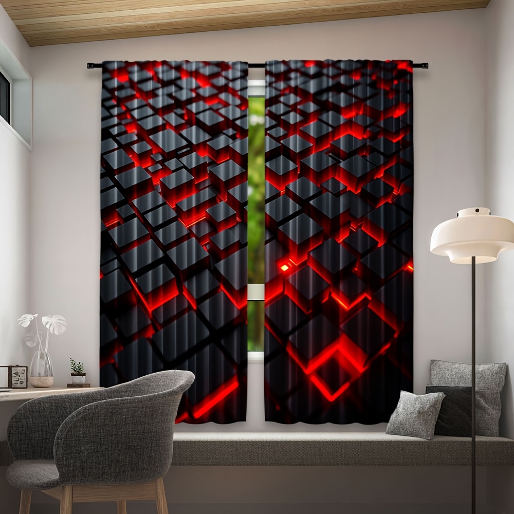 2 Pezzi Tende Geometriche Ross - Office Tech Room recensione e prezzo