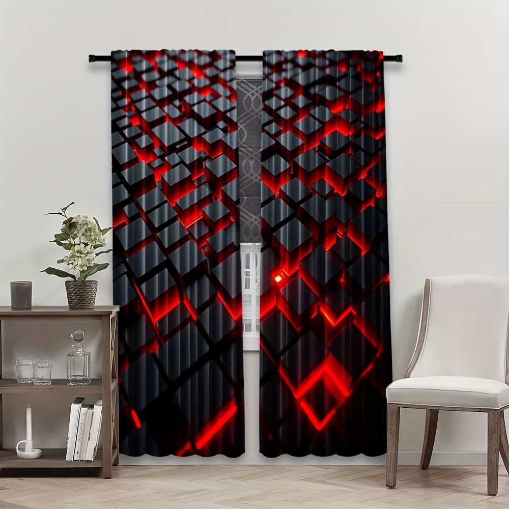 2 Pezzi Tende Geometriche Ross - Office Tech Room recensione e prezzo